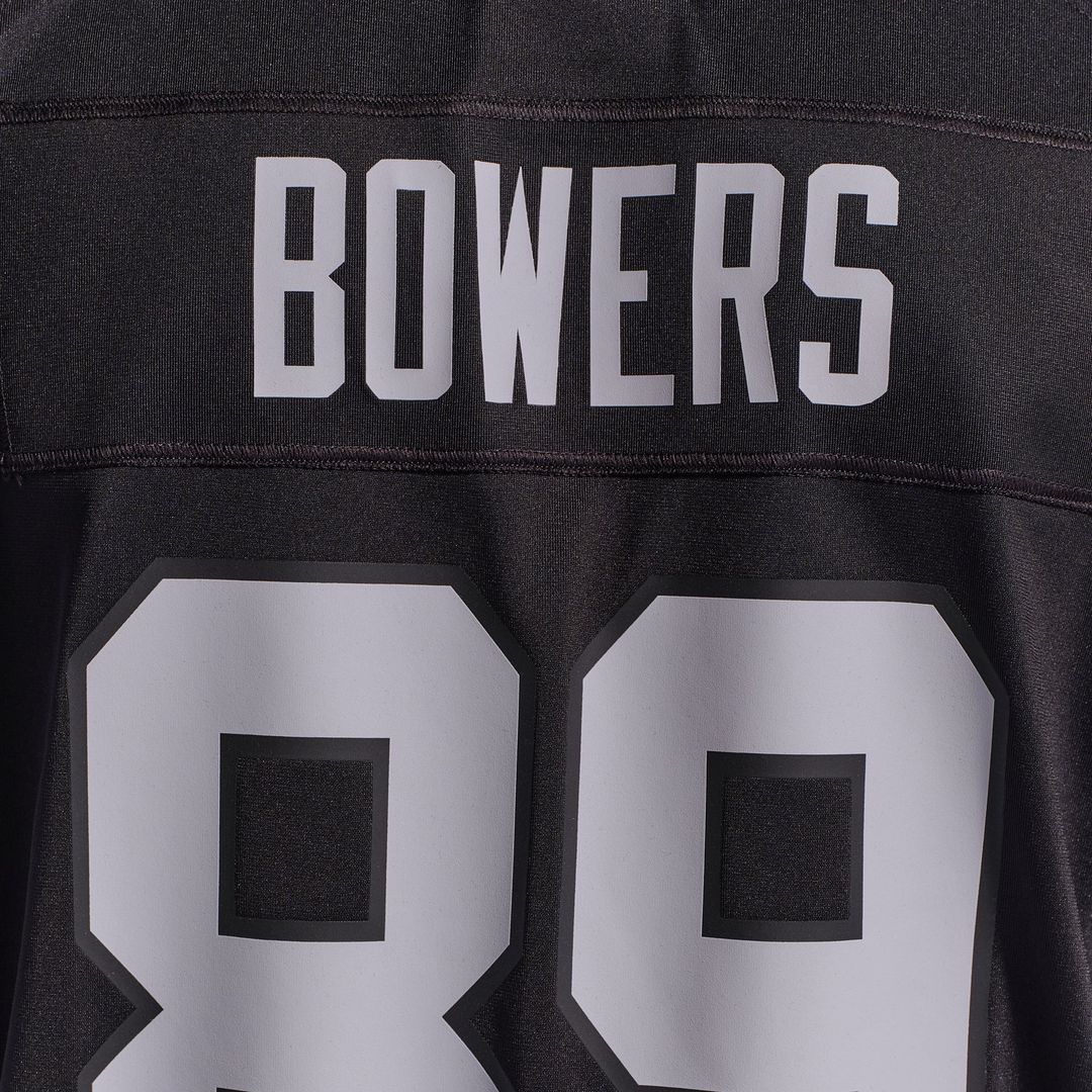 Las Vegas Raiders Brock Bowers Nike Black Game Jersey product image 26