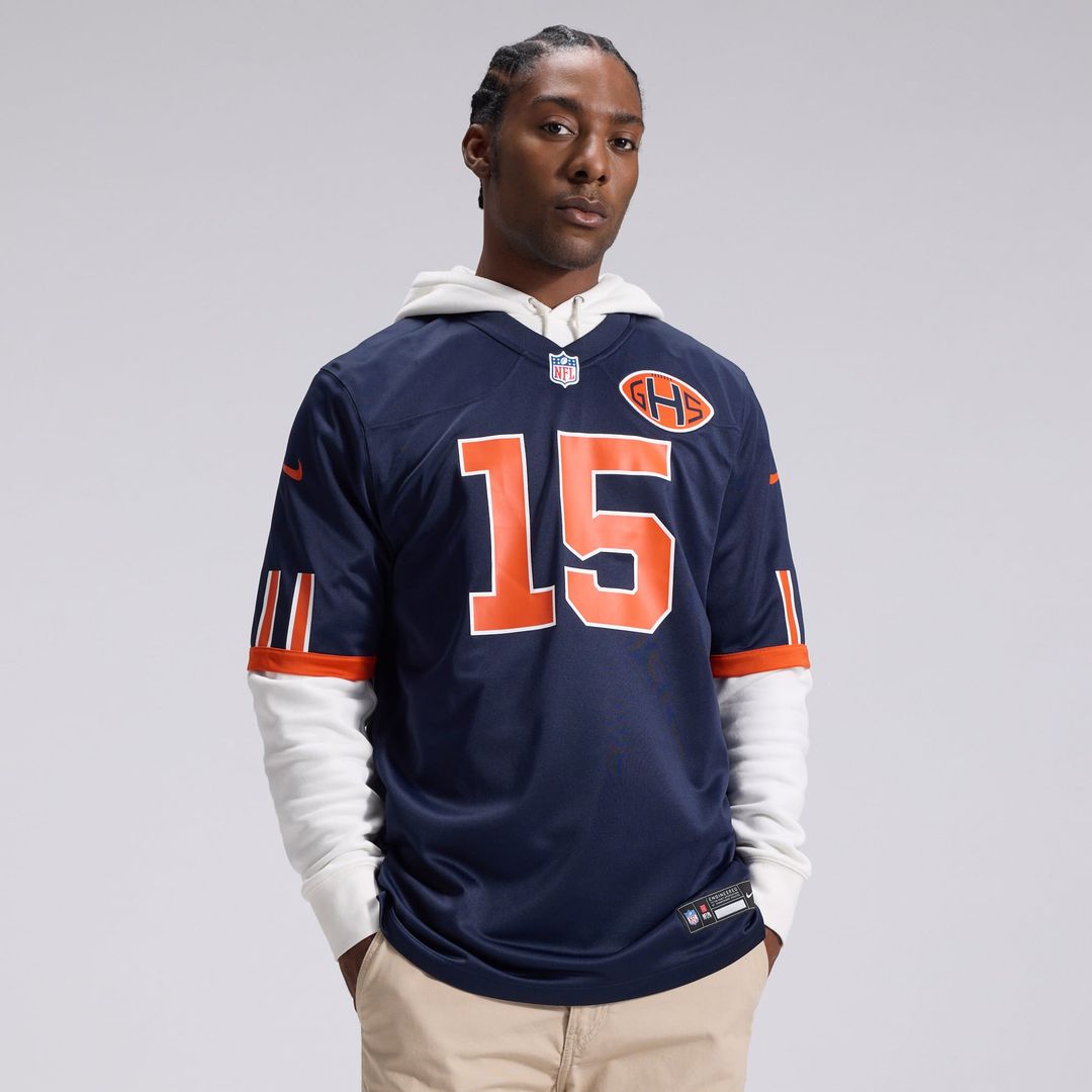 Chicago Bears Rome Odunze Nike Navy 2026 Rivalries product image 2