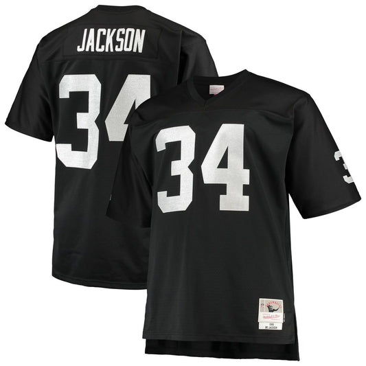 Las Vegas Raiders Bo Jackson Mitchell & Ness Black Big & product image 1