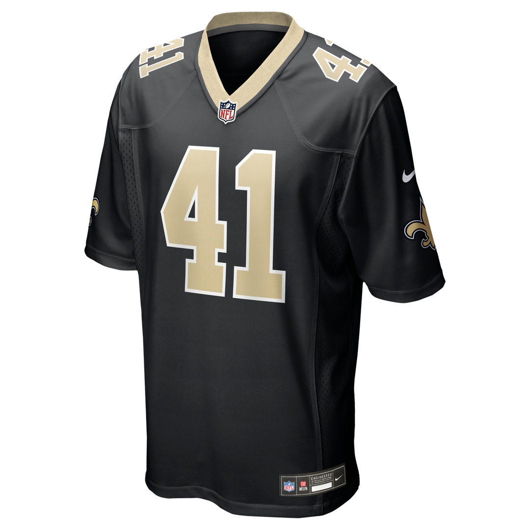 New Orleans Saints Alvin Kamara Nike Black Game Jersey product image 2