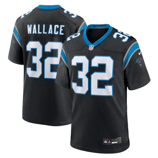 Carolina Panthers Trevin Wallace Nike Black Game Jersey product image 1