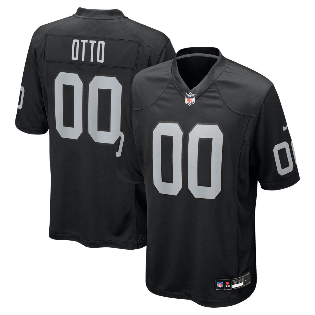 Las Vegas Raiders Jim Otto Nike Black Retired Player Game product image 1