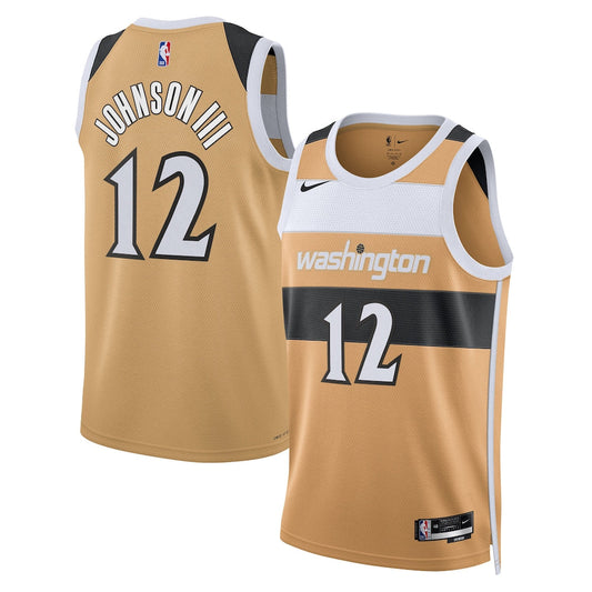 Washington Wizards 202526 City Edition Swingman Jersey Tan Tre Johnson Iii Unisex | RTJ13299 product image 1, provided for
