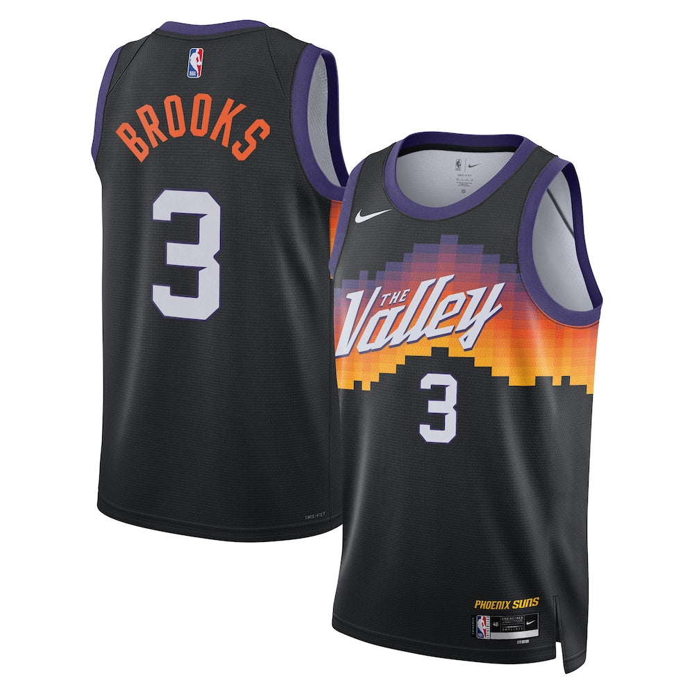 Phoenix Suns 202526 City Edition Swingman Jersey Black Dillon Brooks Unisex | RTJ13281 product image 1, provided for visual