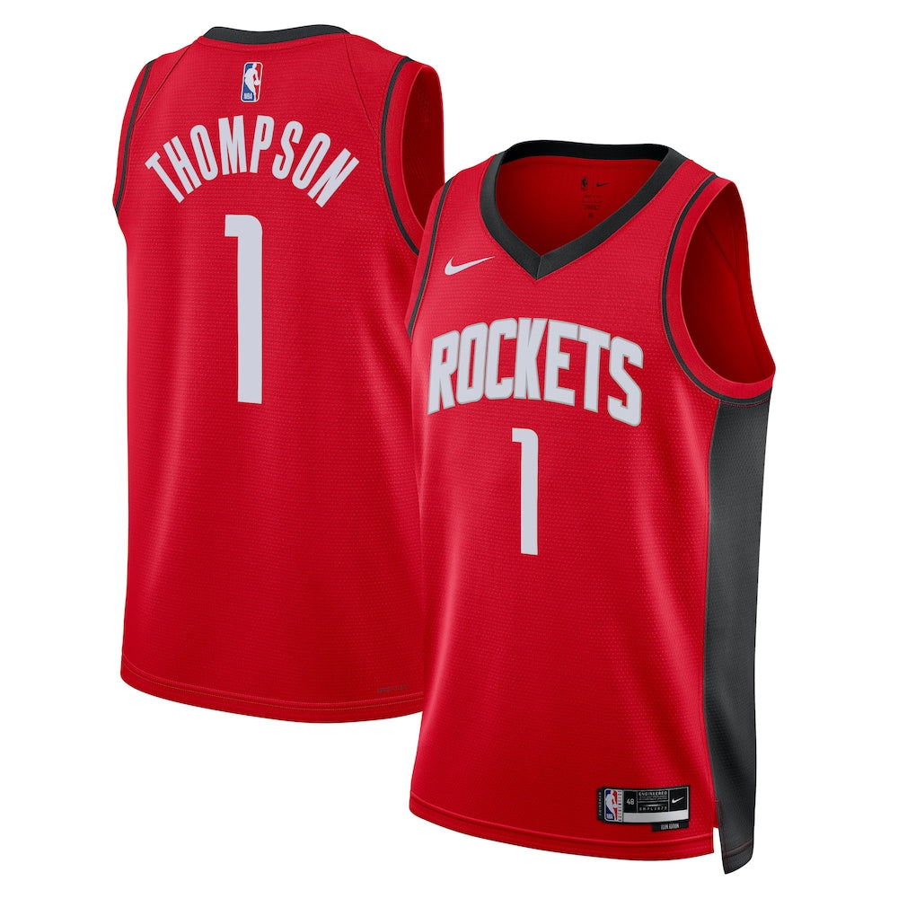 Houston Rockets Icon Edition Swingman Jersey Red Amen Thompson Unisex | RTJ13266 product image 1, provided for visual