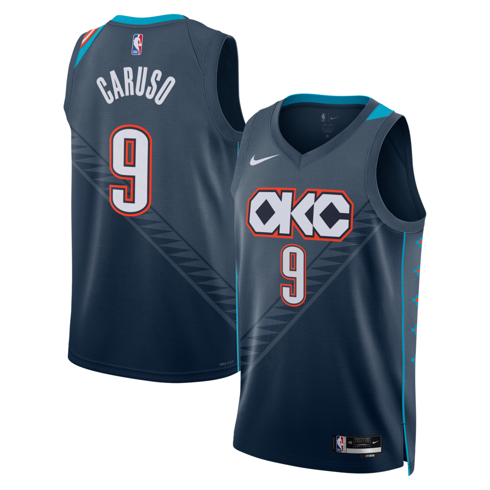 Oklahoma City Thunder 202526 City Edition Swingman Jersey Gray Alex Caruso Unisex | RTJ13167 product image 1, provided for