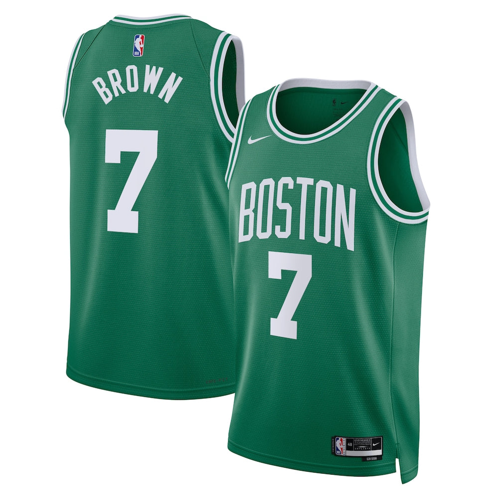 Boston Celtics Icon Edition Swingman Jersey Kelly Green Jaylen Brown Unisex | RTJ13154 product image 1, provided for visual