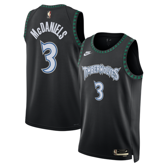 Minnesota Timberwolves Classic Edition Jersey Black Jaden Mcdaniels Unisex | RTJ13122 product image 1, provided for visual