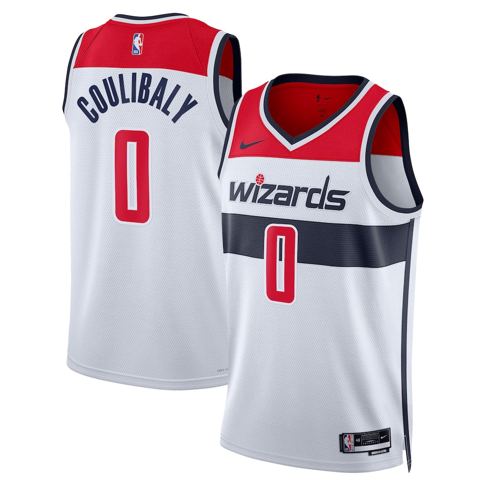 Washington Wizards Association Edition Swingman Jersey White Bilal Coulibaly Unisex | RTJ13075 product image 1, provided for