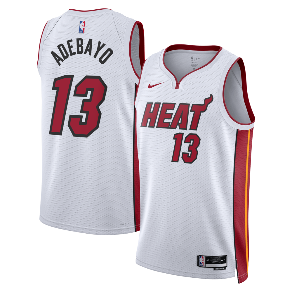 Miami Heat Association Edition Swingman Jersey White Bam Adebayo Unisex | RTJ13053 product image 1, provided for visual