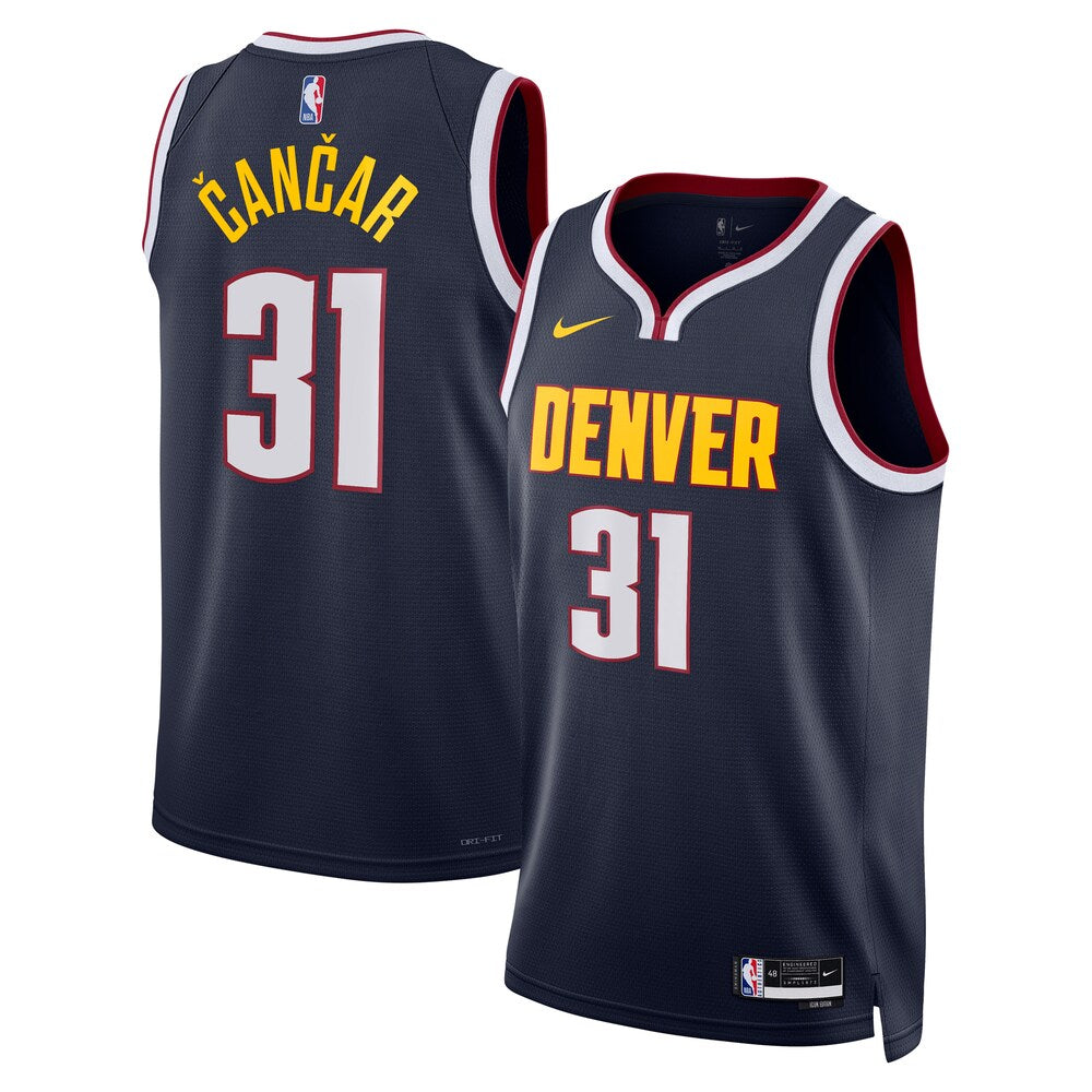 Denver Nuggets Icon Edition Swingman Jersey Navy Vlatko Anar Unisex | Stitched Jersey RTJS 12047 product image 1, provided
