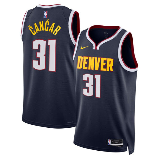 Denver Nuggets Icon Edition Swingman Jersey Navy Vlatko Anar Unisex | Stitched Jersey RTJS 12047 product image 1, provided