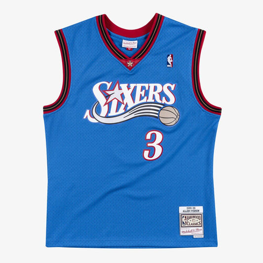 Philadelphia 76Ers Swingman Jersey Alternate Allen Iverson 1999 00 | Stitched Jersey RTJS 12027 product image 1, provided