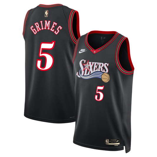 Philadelphia 76Ers Classic Edition Jersey Black Quentin Grimes Unisex | Stitched Jersey RTJS 12026 product image 1, provided