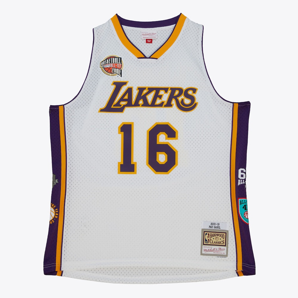 Los Angeles Lakers Hof Swingman Jersey Pau Gasol 1 | Stitched Jersey RTJS 11997 product image 1, provided for visual