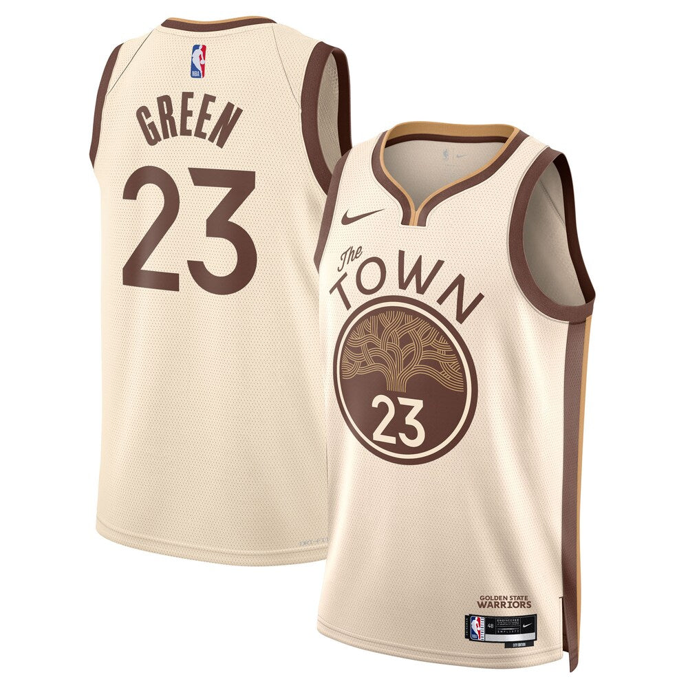Golden State Warriors 2025-26 City Edition Swingman Jersey Tan Draymond Green Unisex | Stitched Jersey RTJS 11995 product