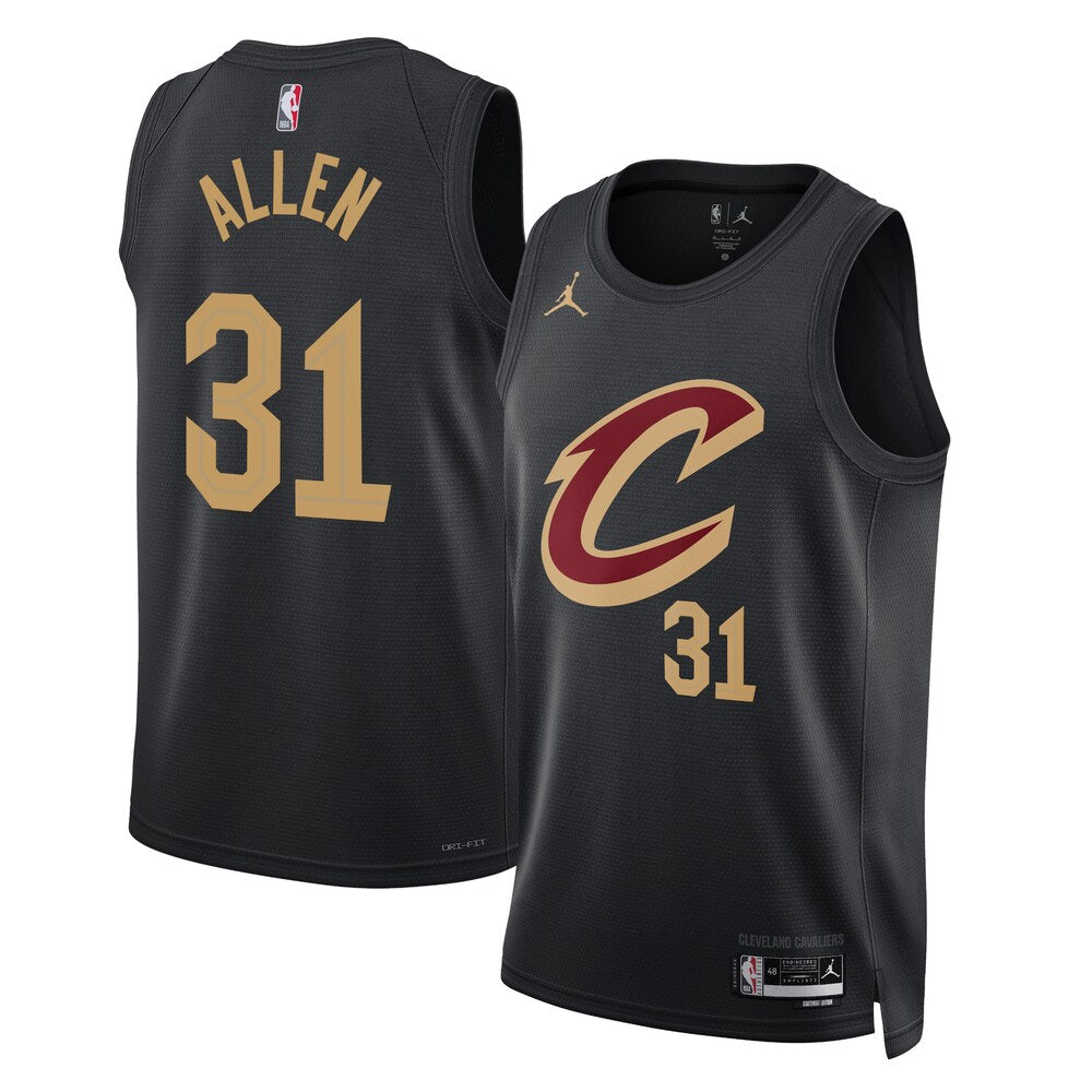 Cleveland Cavaliers Jordan Statement Edition Swingman Jersey Black Jarrett Allen Unisex | Stitched Jersey RTJS 11978 product