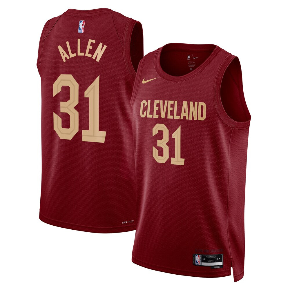 Cleveland Cavaliers Icon Edition Swingman Jersey Maroon Jarrett Allen Unisex | Stitched Jersey RTJS 11953 product image 1,