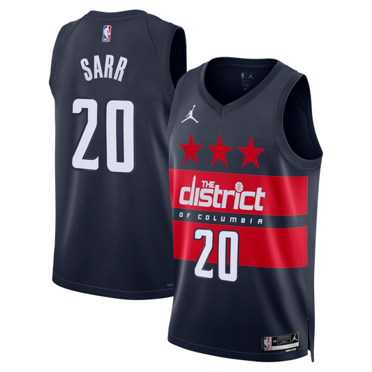 Washington Wizards Jordan Brand Statement Edition Swingman Jersey Navy Alex Sarr Mens | Stitched Jersey RTJS 11908 product