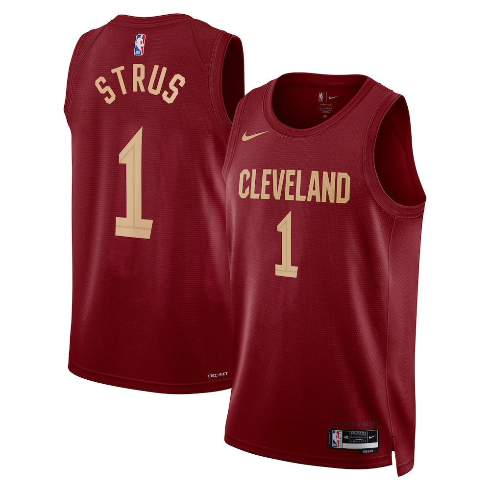 Cleveland Cavaliers Icon Edition Swingman Jersey Maroon Max Strus Unisex | Stitched Jersey RTJS 11897 product image 1,