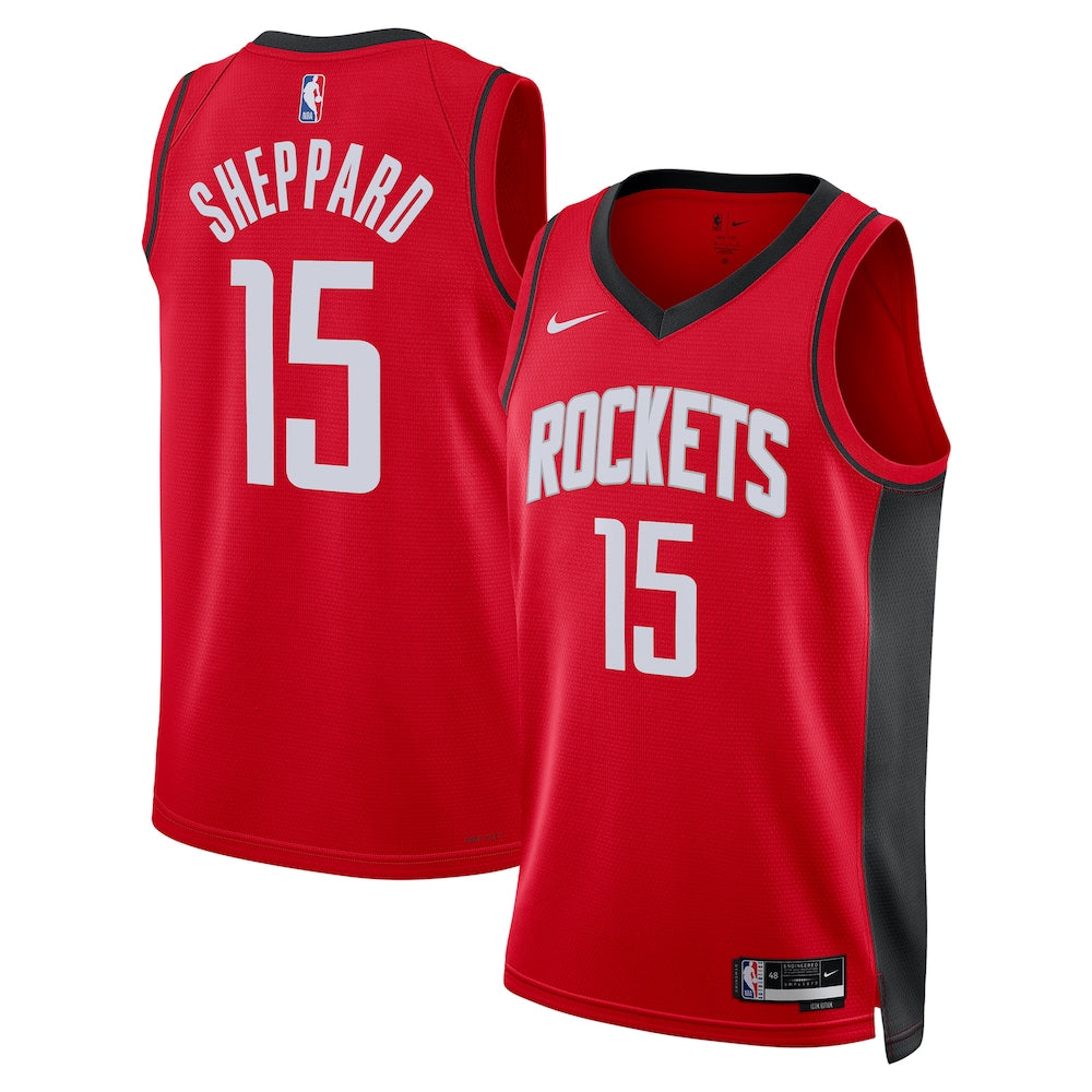 Houston Rockets Icon Swingman Jersey Red Reed Sheppard Unisex | Stitched Jersey RTJS 11845 product image 1, provided for