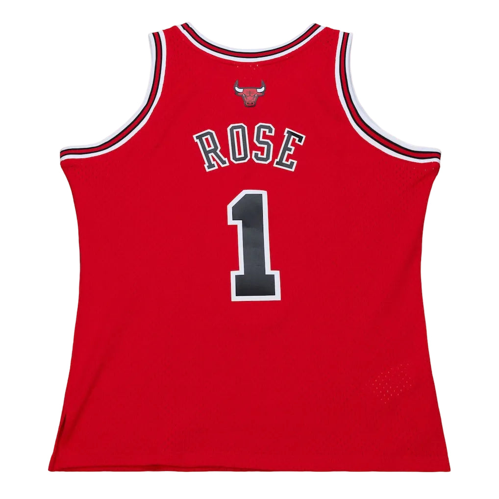 Chicago Bulls Derrick Rose Mitchell & Ness Red 2008 Hardwood Classics Swingman Jersey for Men product image 2, provided for
