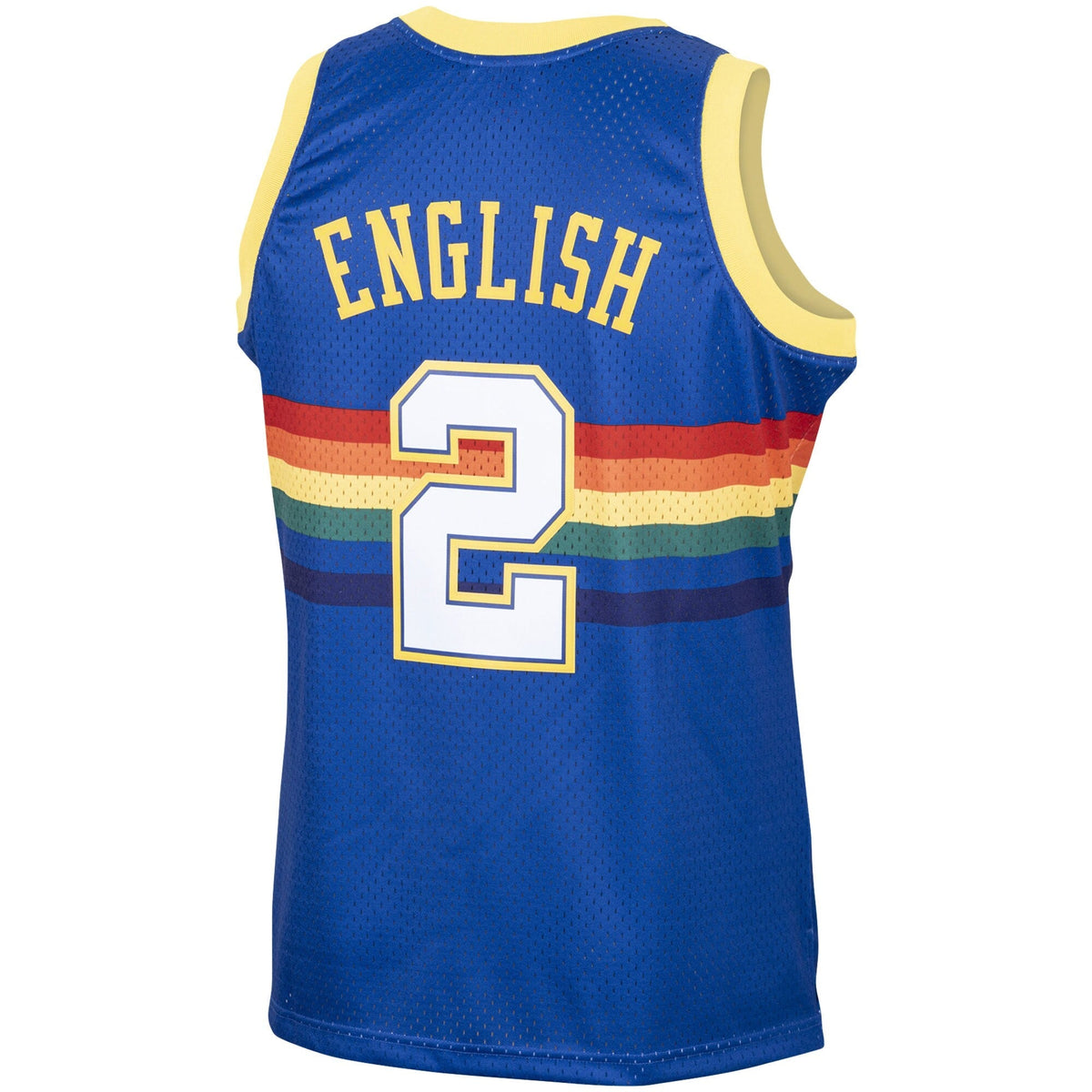 Mitchell & Ness Alex English Royal Denver Nuggets 1987-88 Hardwood Classics Swingman Jersey for Men product image 3,