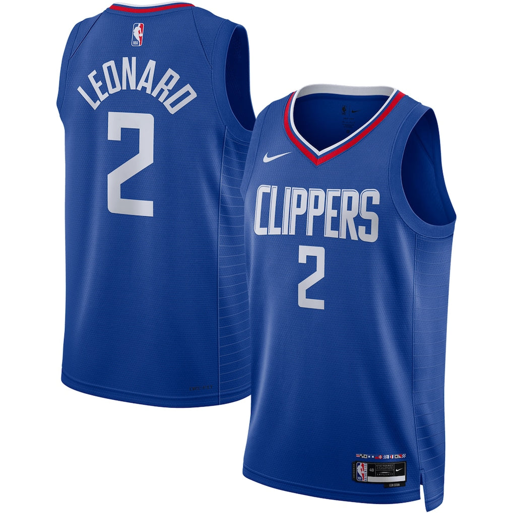 Kawhi Leonard LA Clippers Unisex Jersey - Icon Edition - Royal product image 1, provided for visual reference and product