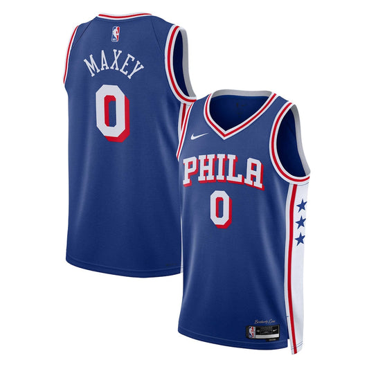 Tyrese Maxey Philadelphia 76ers Unisex Jersey - Icon Edition - Royal product image 1, provided for visual reference and